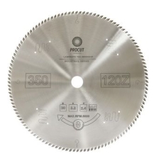Пильный диск 350x30x3,2/2,2 Z=120 ATB по плексигласу, пластикам PROCUT 783.3503001P
