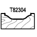 Нож профильный для фасадов (T82304) для 1473231212 Rotis 744.T82304